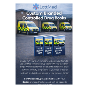 custom branded controlled drug books